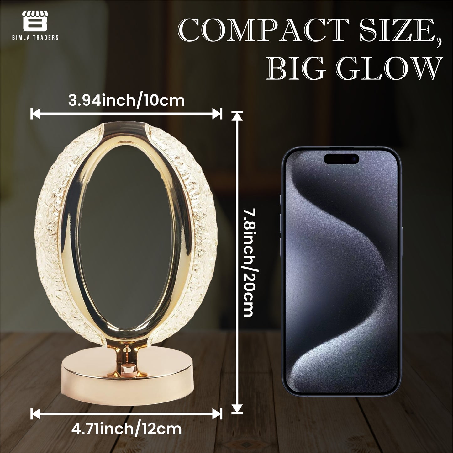 CRAE Acrylic Night Desk Lamp, Portable, Romantic Acrylic Night Desk Lamp for Bedroom, Home Furnishing Decoration