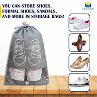 Crae Shoes Bag for Travel & Storage Organizer for Men & Women | Travel Accessories | Shoe Organizer | Shoe Cover for Travel Essentials