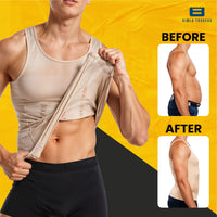 Bimla Traders Mens Slimming Body Shaper Vest, Stretchable Tummy Tucker Tank Top