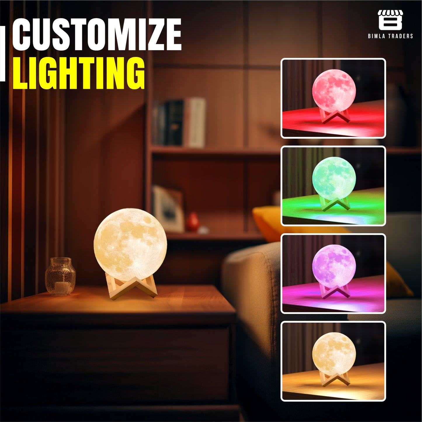 Bimla Traders Night Light for Kids, Valentine Gift for Girlfriend, Birthday Gifts