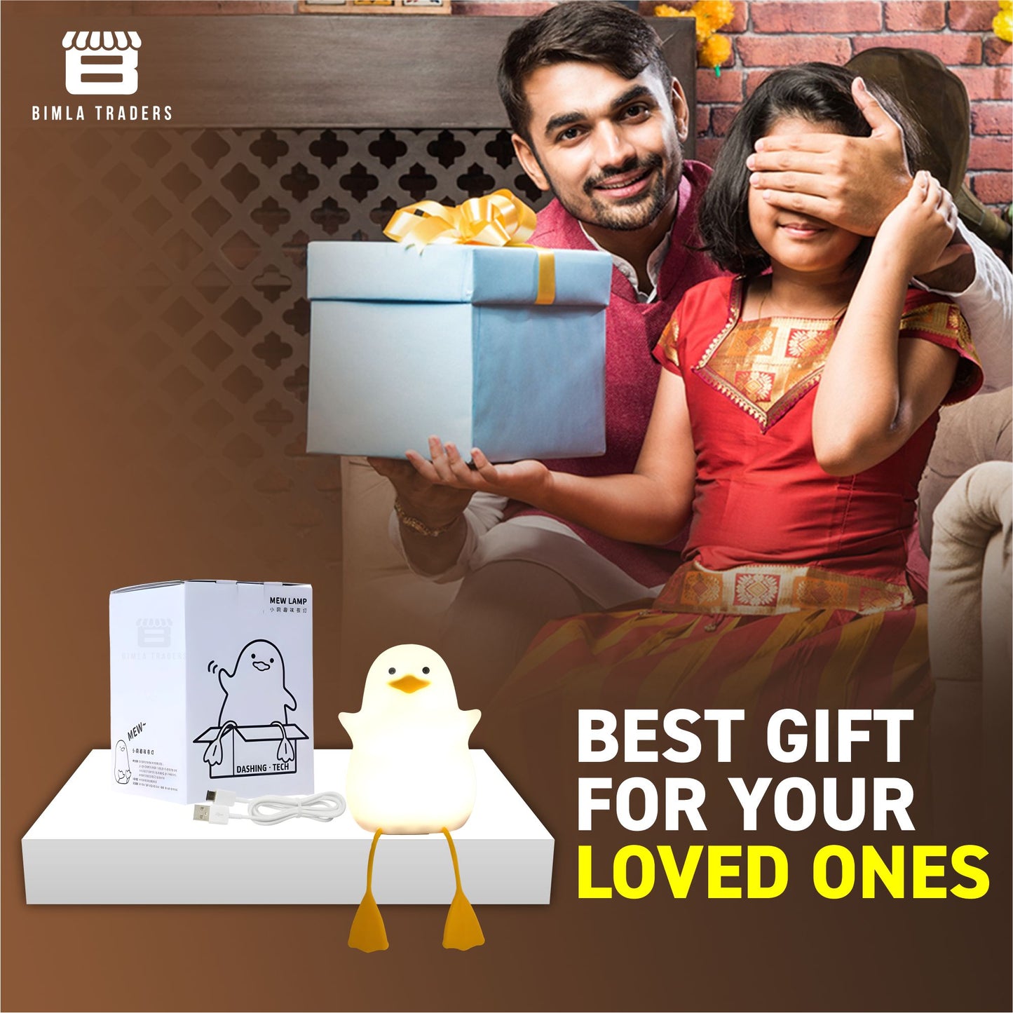 Duck Silicone Lamp for Baby, Boys & Girls, Bedroom , Women, Home Decoration