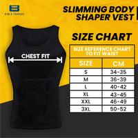 Bimla Traders Mens Slimming Body Shaper Vest, Stretchable Tummy Tucker Tank Top
