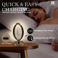 CRAE Acrylic Night Desk Lamp, Portable, Romantic Acrylic Night Desk Lamp for Bedroom, Home Furnishing Decoration