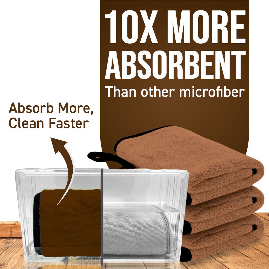 BTfash Microfiber Cleaning Cloth, Highly Absorbent,Lint and Streak Free