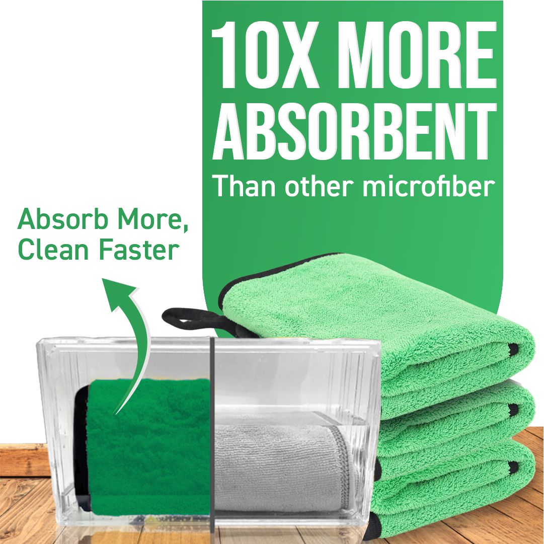 BTfash Microfiber Cleaning Cloth, Highly Absorbent,Lint and Streak Free