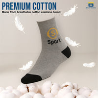 BTfash Solid Ankle Socks for Men & Women Multicolor Free Size, Colours Would Vary