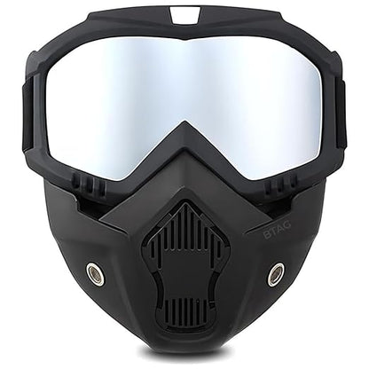 BTfash Goggle Mask Anti Scratch UV Protective Open Face & Eyewear Windproof Unisex