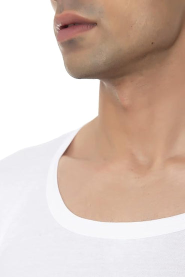 VIP Bonus Men's Half Sleeves Cotton Vest (Pack of 2)
