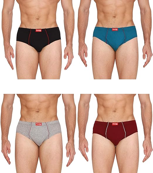 VIP Men's Cotton Briefs (Pack of 4)