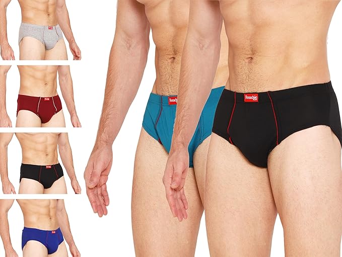 VIP Frenchie Plus Men's Cotton Brief (Pack of 6)