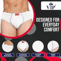 VIP Frenchie Plus Men's Cotton Brief (Pack of 3)