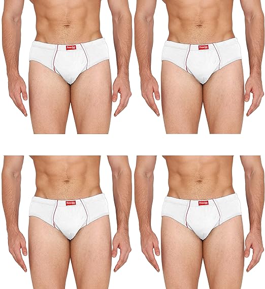 VIP Men's Cotton Briefs (Pack of 4)