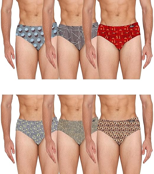 VIP Frenchie Plus Men's Cotton Brief (Pack of 6)