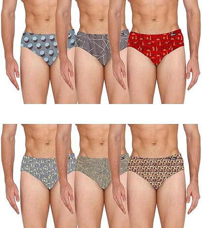 VIP Frenchie Plus Men's Cotton Brief (Pack of 6)