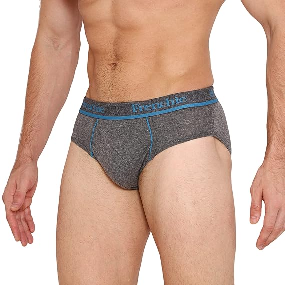 VIP Frenchie Outer Elastic Men's Cotton Briefs (Pack of 6)