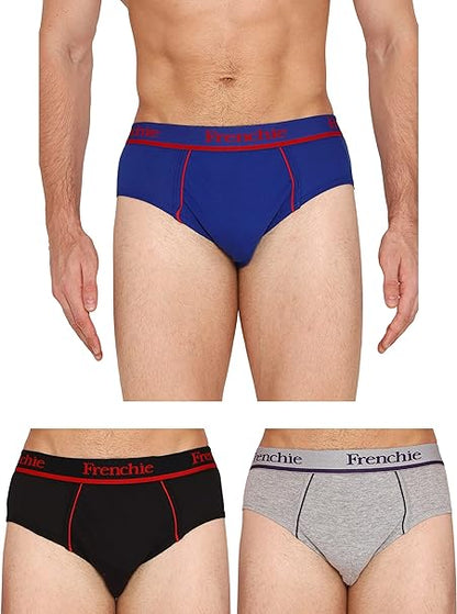 VIP Frenchie Pro Cotton Briefs - Assorted Pack of 3