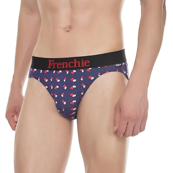 VIP Frenchie Outer Elastic Men's Cotton Briefs (Pack of 6)