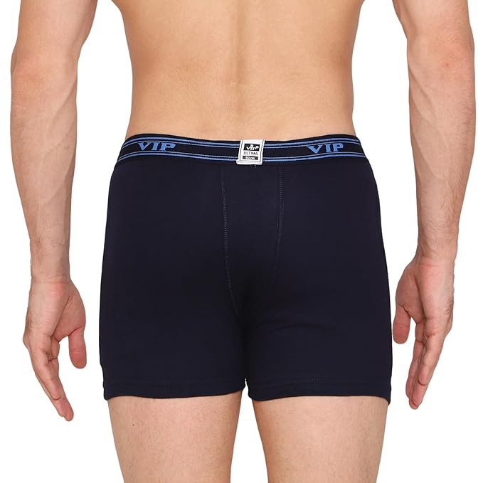 VIP Ultima Men's Cotton Interlock-(Pack of 3)- Trunks for Men