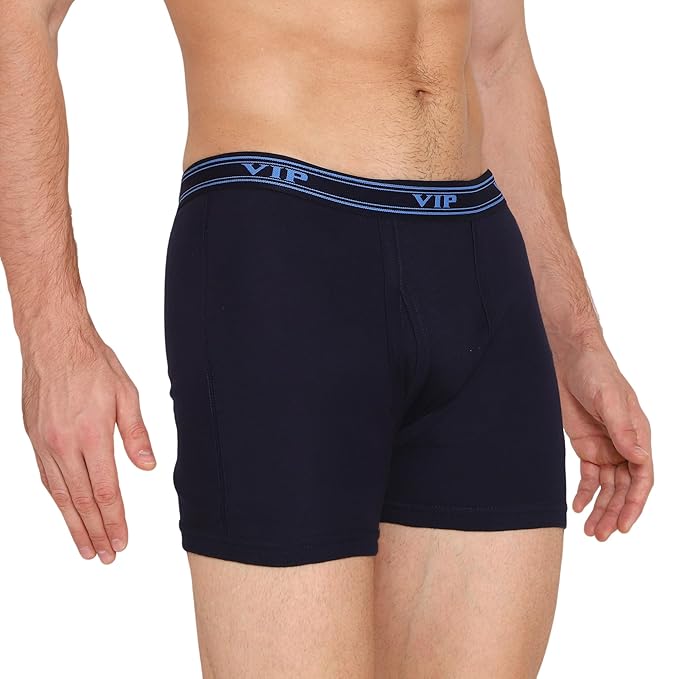 VIP Ultima Men's Cotton Interlock-(Pack of 3)- Trunks for Men