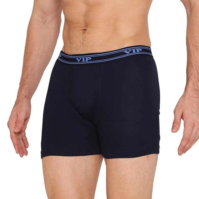 VIP Ultima Men's Cotton Interlock-(Pack of 3)- Trunks for Men