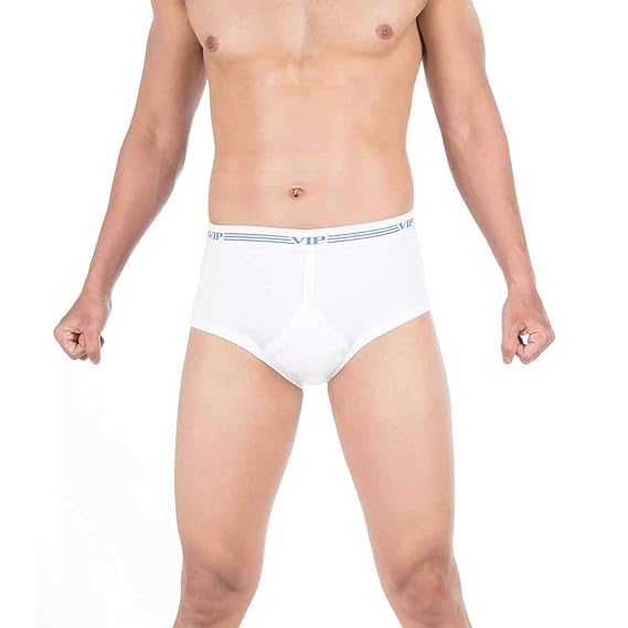 VIP Mens Cotton Brief Pack of 1 (SIGNOR_WHITE)