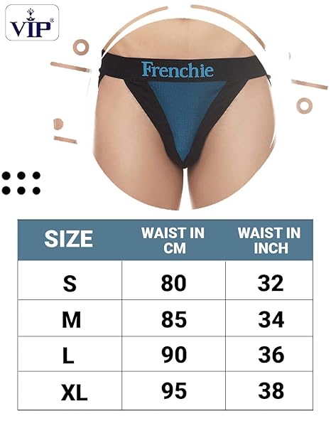 VIP Frenchie Envy Brief for Men - Pack of 3 - Assorted