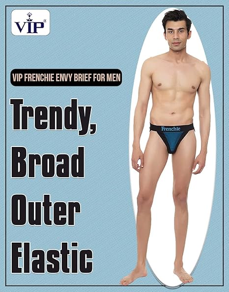 VIP Frenchie Envy Brief for Men - Pack of 3 - Assorted