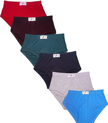 VIP Brat Boys 100% Cotton Stylish Briefs - Pack of 6