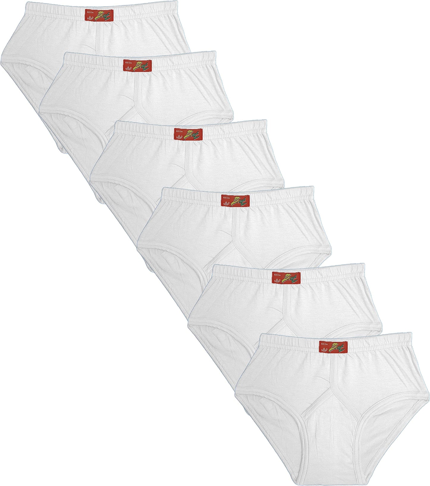 VIP Brat Boys 100% Cotton Stylish Briefs - Pack of 6