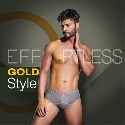 VIP Gold Y-Front Men's 100% Cotton Brief - Pack of 3