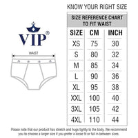 VIP Gold Y-Front Men's 100% Cotton Brief - Pack of 5