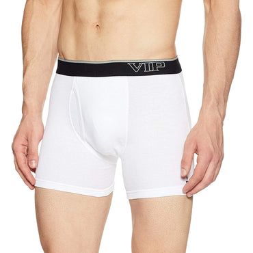 VIP Men's Regal Collection 100% Cotton 1x1 Rib Trunk Pack of 1 (1300_White_Assorted)