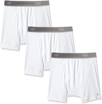 VIP Men's Regal Collection 100% Cotton 1x1 Rib Trunk Pack of 1 (1301_White_Assorted)
