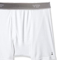 VIP Men's Regal Collection 100% Cotton 1x1 Rib Trunk Pack of 1 (1301_White_Assorted)