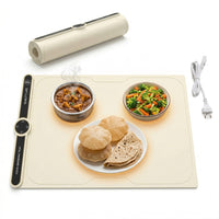 Bimla Traders Electric Silicone Food Warming Tray 250W | Portable Rollable Heating Mat | Smart Touch Temperature | Auto Safety Shut-Off