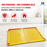 Btag Sticky Trap for Insects Pack of 3 Sheets| for Garden & Agriculture to Control Whiteflies, Aphids, Thrips, Jassids| Fly Catcher Insect Catcher Glue Trap.