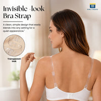 Bimla Traders Women's Transparent Silicone Bra Straps | Adjustable Invisible Replacement Shoulder Straps for Bras