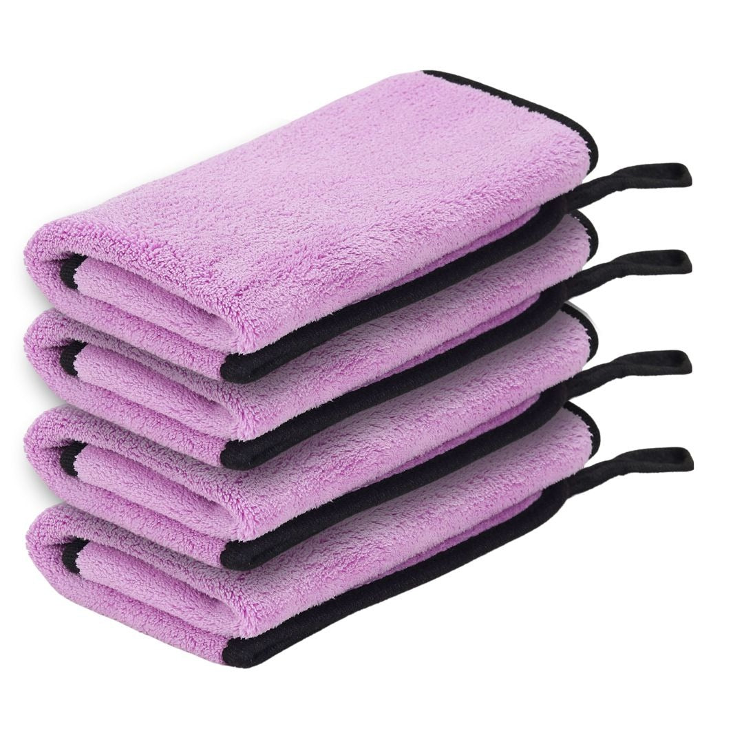 Btag Microfiber Cleaning Cloth| Highly Absorbent,Lint and Streak Free, Multi-Purpose Wash Cloth for Kitchen,Car,Window,Stainless Steel (Pack of 3)