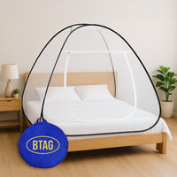 Btag Mosquito Net Premium Machardani | Extra Mosquito Protection | Polyester 30GSM Strong Net