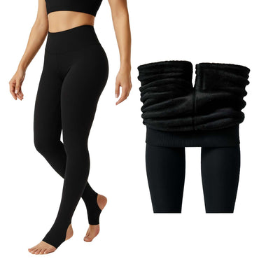 Bimla Traders Women Winter Fur Leggings | Mild Winter Thermal Leggings for 10-18°C | Soft Fleece-Lined Stretch Winter Wear Bottoms