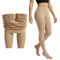 Bimla Traders Women Winter Fur Leggings | Mild Winter Thermal Leggings for 10-18°C | Soft Fleece-Lined Stretch Winter Wear Bottoms