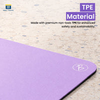 Bimla Traders Premium TPE Yoga Mat for Women & Men | Anti-Slip Exercise & Gym Mat for Home Workouts | Lightweight & Durable