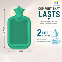 Bimla Traders Hot Water Bag (2Ltr) for Pain Relief | Non-Electric Rubber Heating Bottle Period Cramps, Body Aches | Long Heat Retention