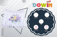 Dowin Boys and Girls 100% Cotton Bloomers(Pack of 6)