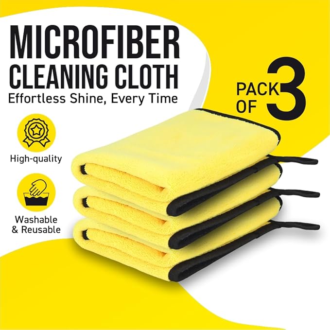 Bimla Traders Microfiber Cleaning Cloth, Highly Absorbent,Lint and Streak Free