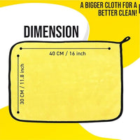Bimla Traders Microfiber Cleaning Cloth, Highly Absorbent,Lint and Streak Free