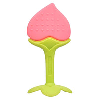 Baby Tree and Fruits Shape Teether Teething | Natural Organic Freezer Safe for Newborn Infant, Babies | Silicone BPA Free | Gum Pain Relief 3D Soother Set