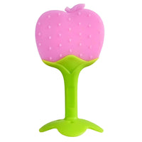 Baby Tree and Fruits Shape Teether Teething | Natural Organic Freezer Safe for Newborn Infant, Babies | Silicone BPA Free | Gum Pain Relief 3D Soother Set