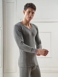 Lux Inferno Men's Round Neck Full Sleeve Cotton Thermal Top and Bottom Set