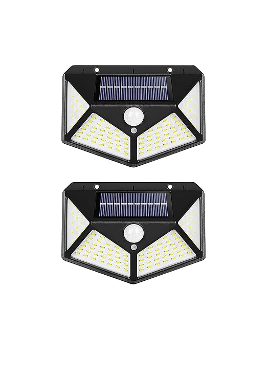 Btag LED Bright Outdoor Solar Lights with Motion Sensor Solar Powered Wireless Waterproof